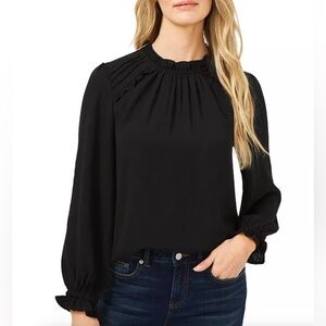 CeCe Ruffled Blouse Size L